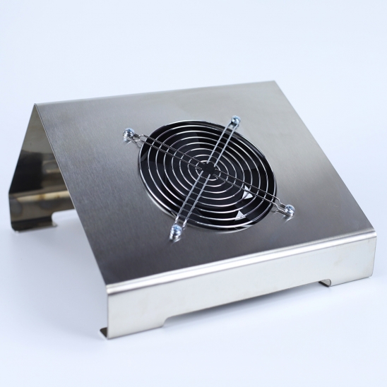 Пылесос для маникюра NF-2, металлический, серый 65 W