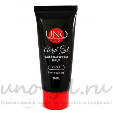 AcrylGel  ""Uno Lux"", 60 ml. (разные оттенки)